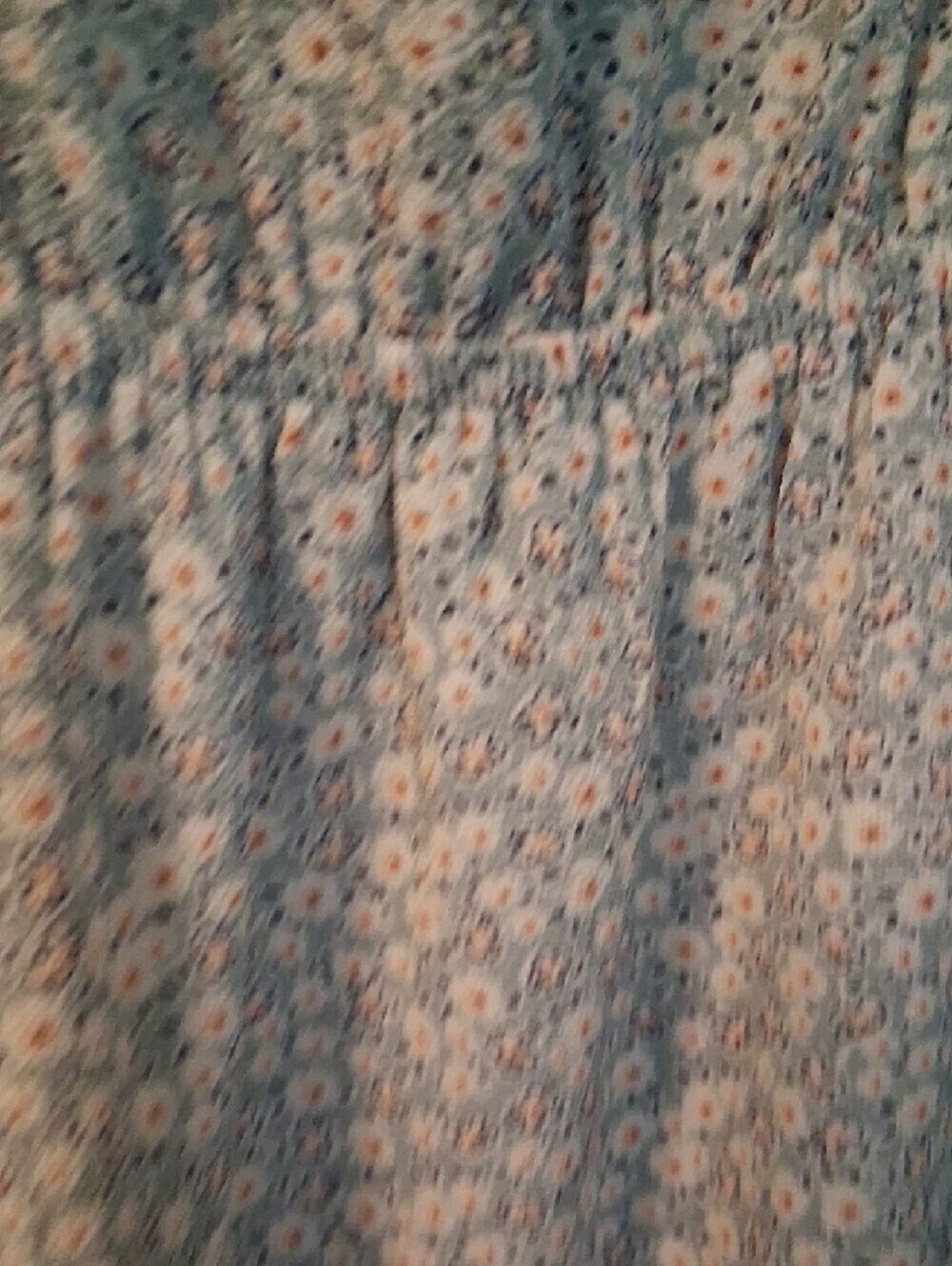 Monteau Los Angelos Blue Floral Square-Neck Midi Dress - Picture 10 of 14